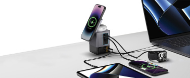 Logo trade corporate gifts picture of: Urban Vitamin Sacramento 105W GAN charger+retractable cables