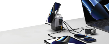 Logotrade corporate gift image of: Urban Vitamin Sacramento 105W GAN charger+retractable cables