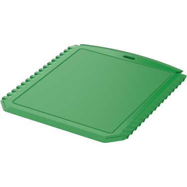 Logo trade corporate gift photo of: Thrym rectangular recycled plastic ice scraper