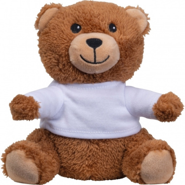 Logo trade promotional gift photo of: Plush teddy bear HELSINKI