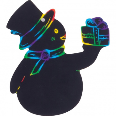 Logo trade business gift photo of: Scratch-off Christmas ornaments SOUTH POLE