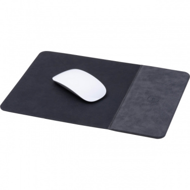 Logo trade promotional gift photo of: Mousepad with Wireless Charging ROTHERHAM