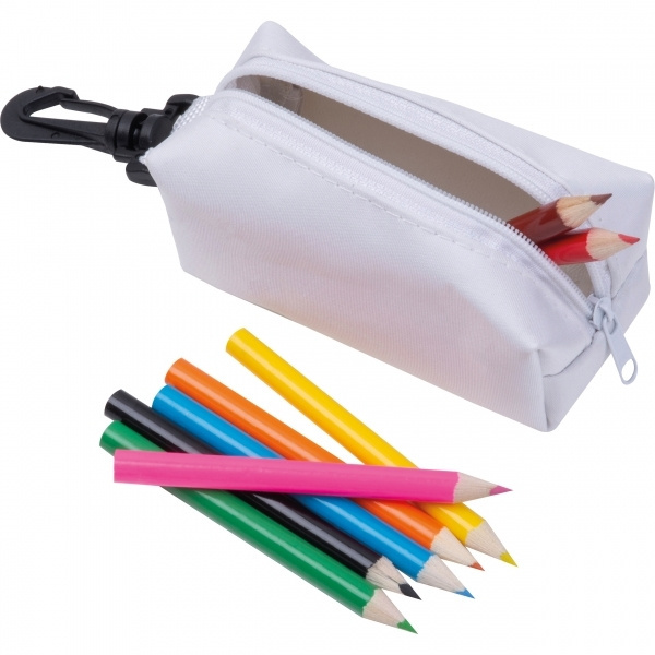 Logotrade promotional item picture of: Case with Colored Pencils CARLTON