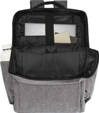 Logo trade advertising products picture of: Libra 15” GRS recycled laptop backpack 15L