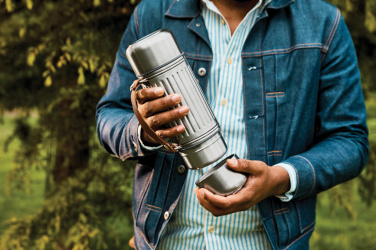 Logo trade promotional merchandise picture of: Black+Blum Explorer Flask Duo 1L