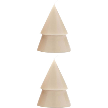Logotrade corporate gifts photo of: Originalhome Xmas tree candle set of 2 - M