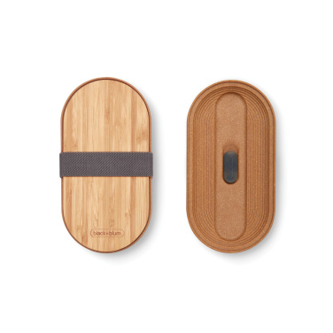 Logo trade promotional merchandise photo of: Black+Blum Stainless Steel Double Bento Box