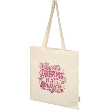 Logo trade promotional giveaway photo of: Odisha 100 g/m² OCS organic tote bag 7L