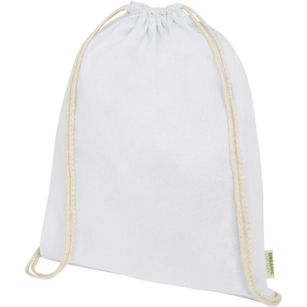 Logotrade advertising product image of: Odisha 140 g/m² OCS organic drawstring bag 5L