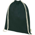 Odisha 140 g/m² OCS organic drawstring bag 5L, Dark green