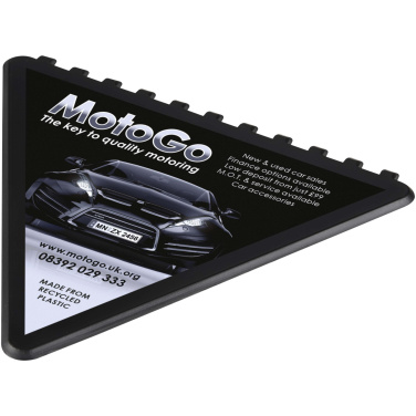 Logo trade corporate gifts picture of: Frosty triangular recycled plastic ice scraper