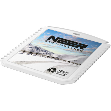 Logotrade promotional gift image of: Thrym rectangular recycled plastic ice scraper