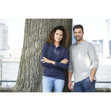 Logo trade promotional products image of: Oakville long sleeve men's polo