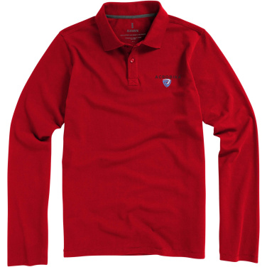 Logotrade promotional item image of: Oakville long sleeve men's polo