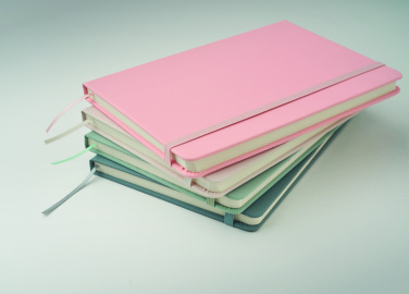 Logo trade promotional products image of: A5 notebook 96 plain sheets