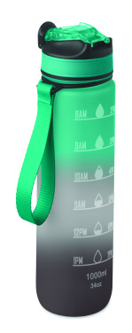 Logo trade advertising products image of: Sports water bottle RPET 1L