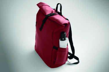 Logotrade advertising product image of: Rolltop laptop rucksack 600D