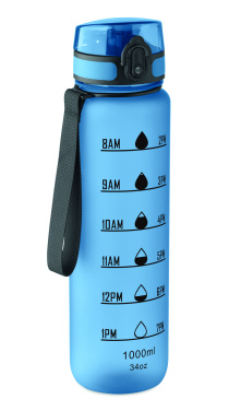 Logo trade promotional products image of: Sports water bottle RPET 1L