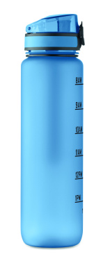 Logo trade advertising products image of: Sports water bottle RPET 1L