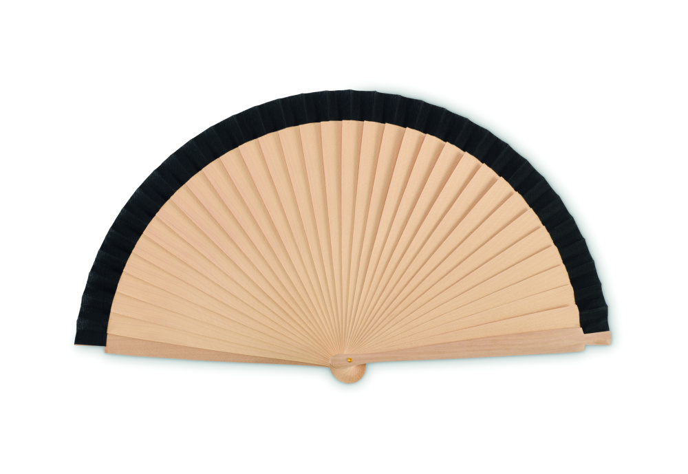 Logotrade promotional product picture of: Wooden hand fan
