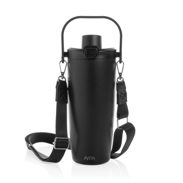 Logotrade advertising product image of: Avira Ayala RCS re-steel duosip lockable crossbody tumbler
