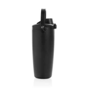 Logo trade promotional giveaways picture of: Avira Ayala RCS re-steel duosip lockable crossbody tumbler