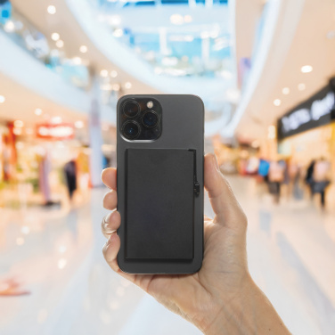 Logo trade promotional giveaways picture of: Standard aluminium RFID magnetic phone cardholder