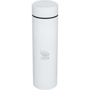 Logo trade promotional products image of: Taylor 450 ml double wall stainless steel flask with tea strainer