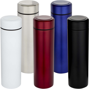 Logotrade corporate gift picture of: Taylor 450 ml double wall stainless steel flask with tea strainer