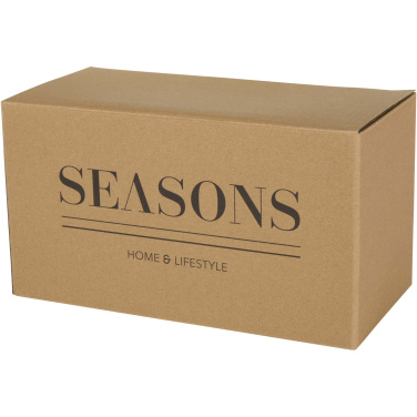 Logotrade promotional gift picture of: Male wooden serving tray and glass cups set