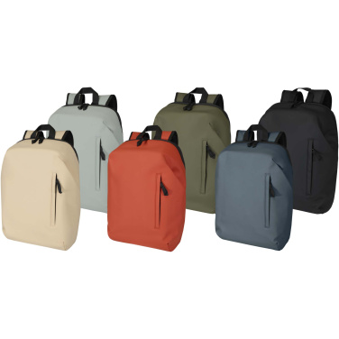 Logotrade promotional item image of: Resi Plus 15" GRS recycled anti-theft backpack 18L