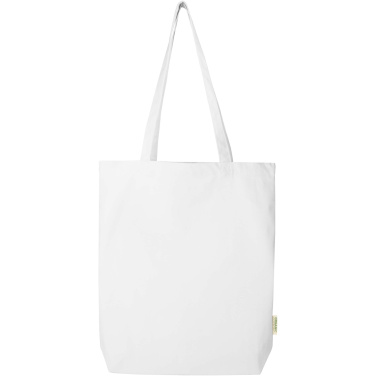Logo trade promotional product photo of: Odisha 180 g/m² OCS organic wide bottom tote bag 11L 