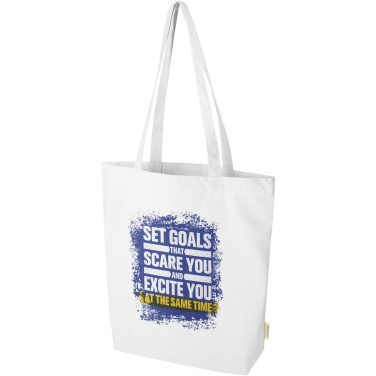 Logo trade promotional products image of: Odisha 270 g/m² OCS organic tote bag 10L 