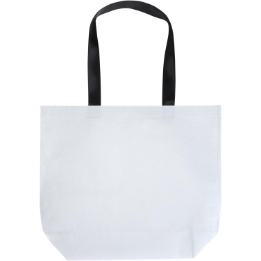 Logo trade promotional giveaway photo of: Duo GRS recycled double-laminated oversized tote bag 30L