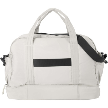 Logotrade promotional products photo of: Puffer GRS recycled duffel bag with insulated bottom 30L 