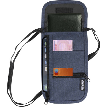 Logotrade promotional item image of: Ross GRS recycled smart travel pouch