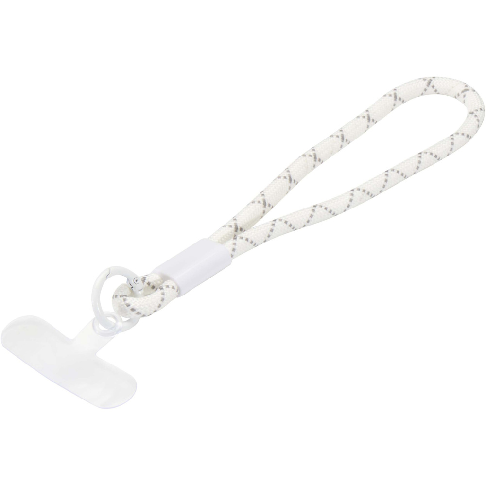 Logo trade promotional giveaways image of: Arich recycled plastic smartphone wristband