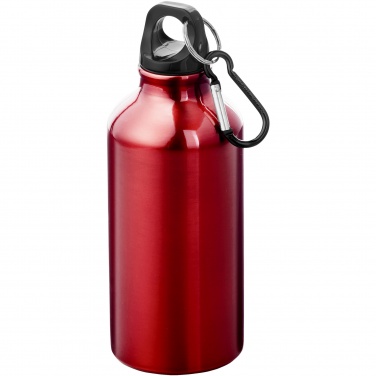 Logotrade ärikingituse foto: Oregon 400 ml alumiiniumist veepudel karabiiniga
