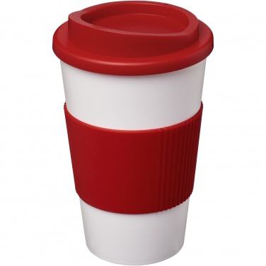 Logotrade ärikingitused pilt: Americano® 350 ml silikoonist võruga kohvitops