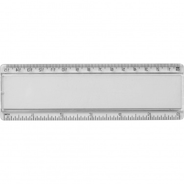 Logotrade firmakingituse foto: Ellison 15 cm plastikust joonlaud