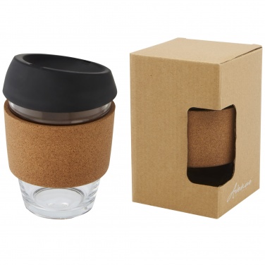 Logotrade reklaamkingid pilt: Lidan 360 ml borosilikaatklaasist termotops silikoonkaanega