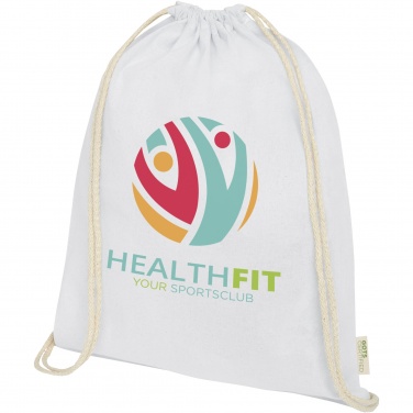 Logo trade reklaamtooted foto: Orissa 140 g/m² orgaanilisest puuvillast nööriga kott 5L