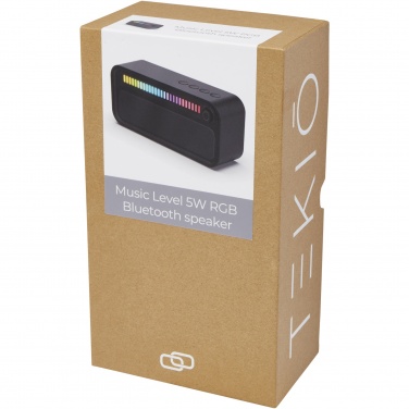 Logo trade reklaamtoote pilt: Music Level 5W RGB meeleoluvalgusti Bluetooth® kõlar