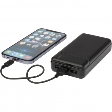 Logotrade ärikingituse foto: Loop 20 000 mAh taaskasutatud plastist toitepank 