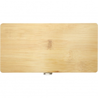 Logotrade ärikingitused pilt: Neetiga 19-osaline bambusest/taaskasutatud plastist tööriistakomplekt