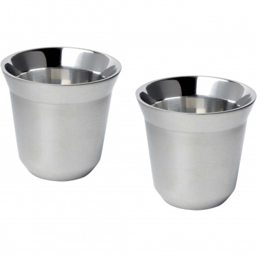 Logotrade reklaamkingid pilt: Duo 80 ml RCS sertifikaadiga roostevabast terasest espressotassi komplekt 