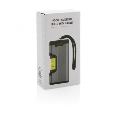 Logo trade reklaamkingi pilt: Tasku suuruses magnetiga tasapinna joonlaud