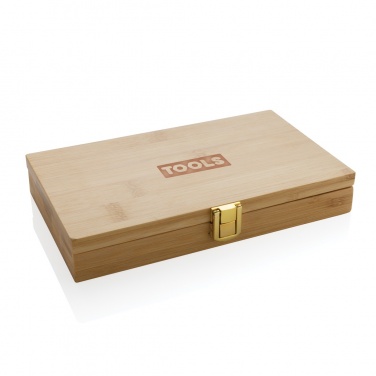 Logo trade ärikingid foto: Carvine 21 tk bambusest tööriistade komplekt