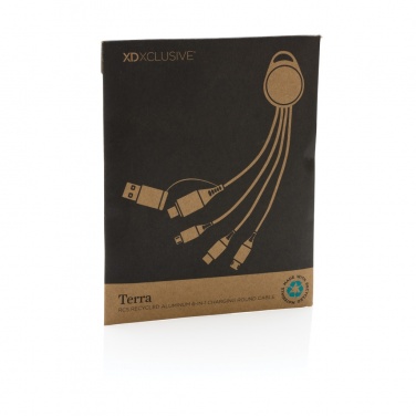 Logotrade ärikingid pilt: Terra RCS taaskasutatud alumiiniumist 6-in-1 laadimiskaabel