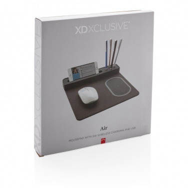 Logotrade firmakingid pilt: Air hiirematt 5W juhtmevaba laadimise ja USB-ga